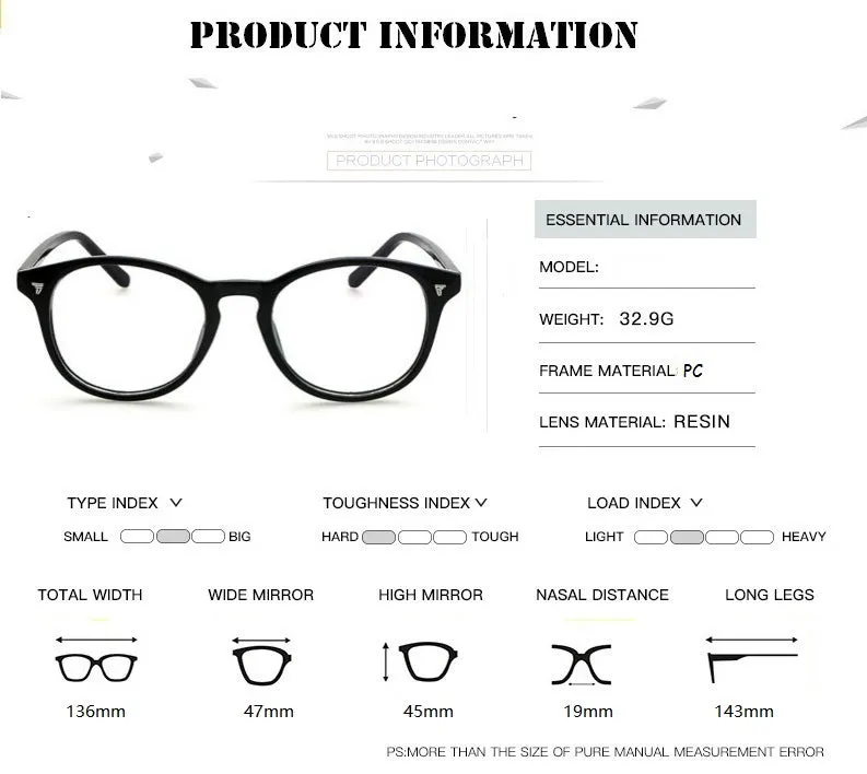 Women Round Eyeglasses Frame