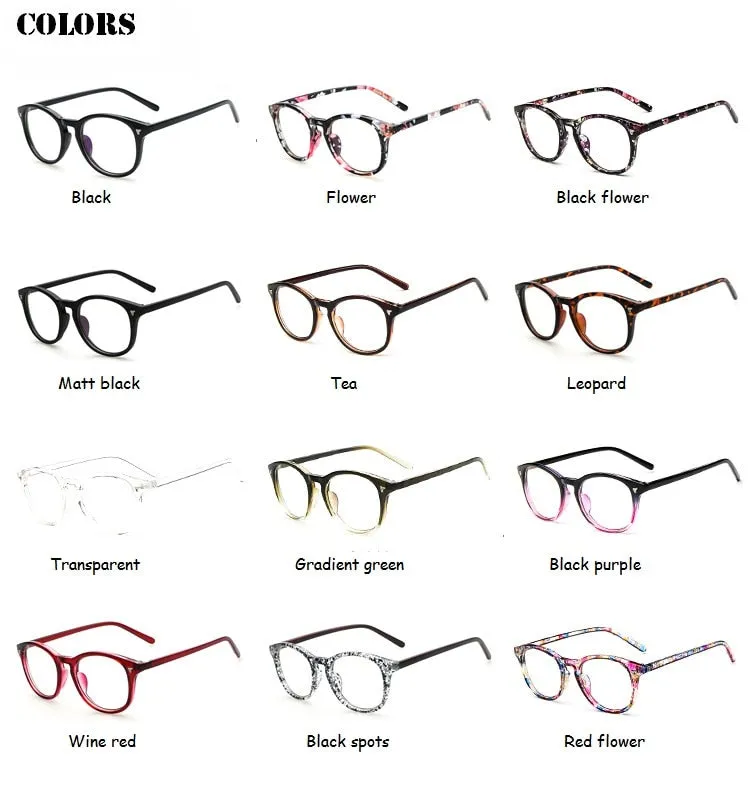 Women Round Eyeglasses Frame