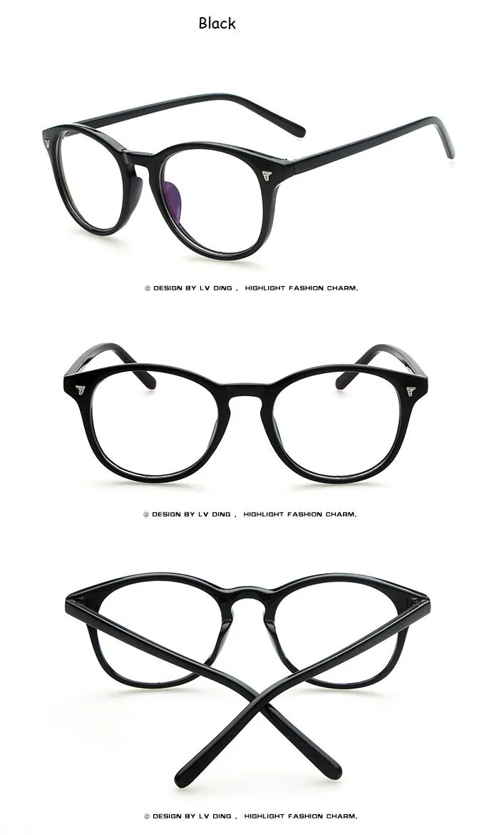 Women Round Eyeglasses Frame