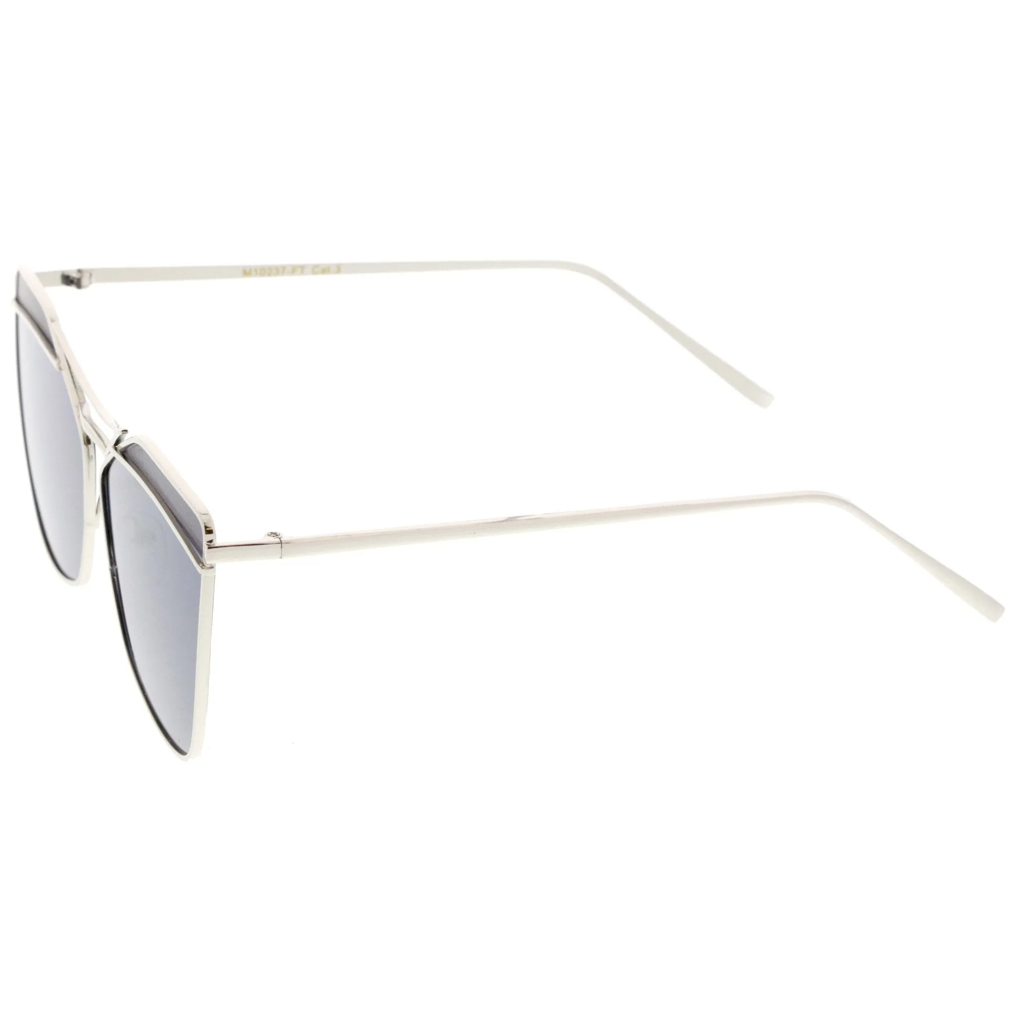 Women's Laser Cut Dual Flat Lens Sunglasses A968
