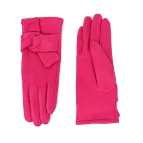 Zelly Hot Pink Tie Gloves